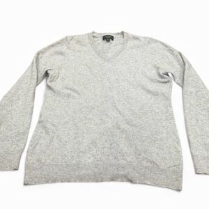 Cashmere Charter Club Luxury Women's Grey Sweater Large